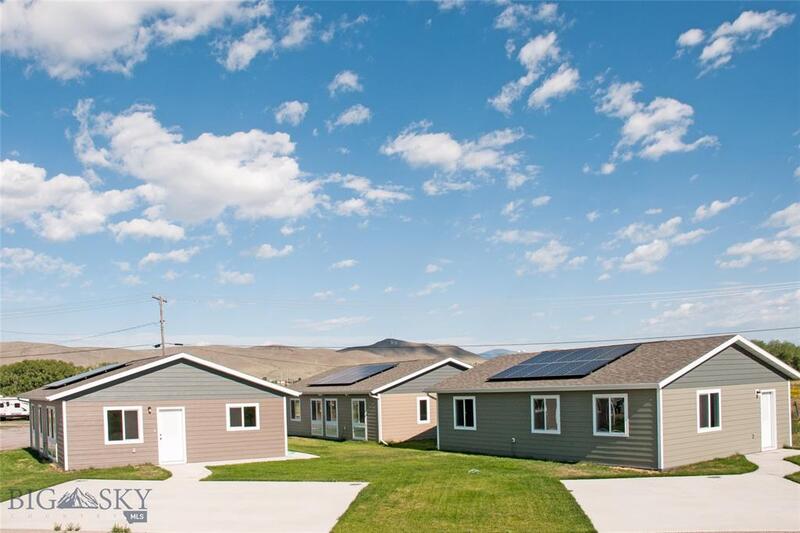 Blacktail Solar Homes Subdivision view looking west