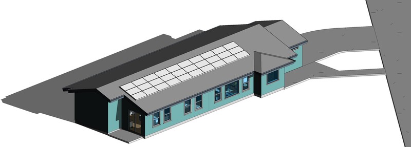 3 Bedroom exterior as viewed from South West Phase IV home, 1920 square feet, including double garage