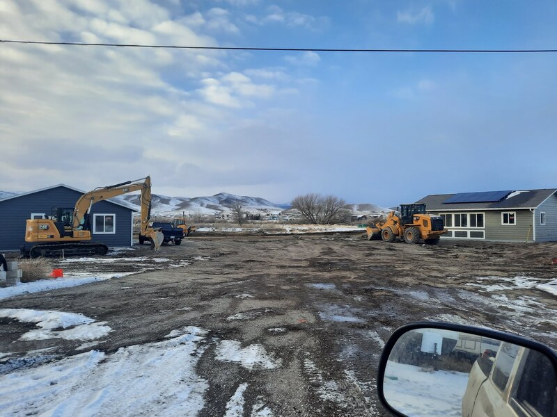 Blacktail Solar Homes Subdivision view looking west