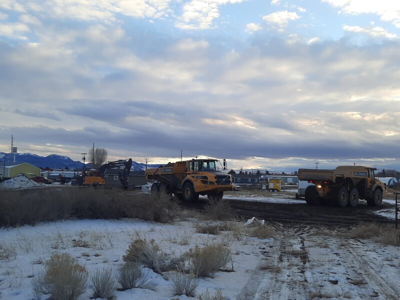 Blacktail Solar Homes Subdivision view looking west