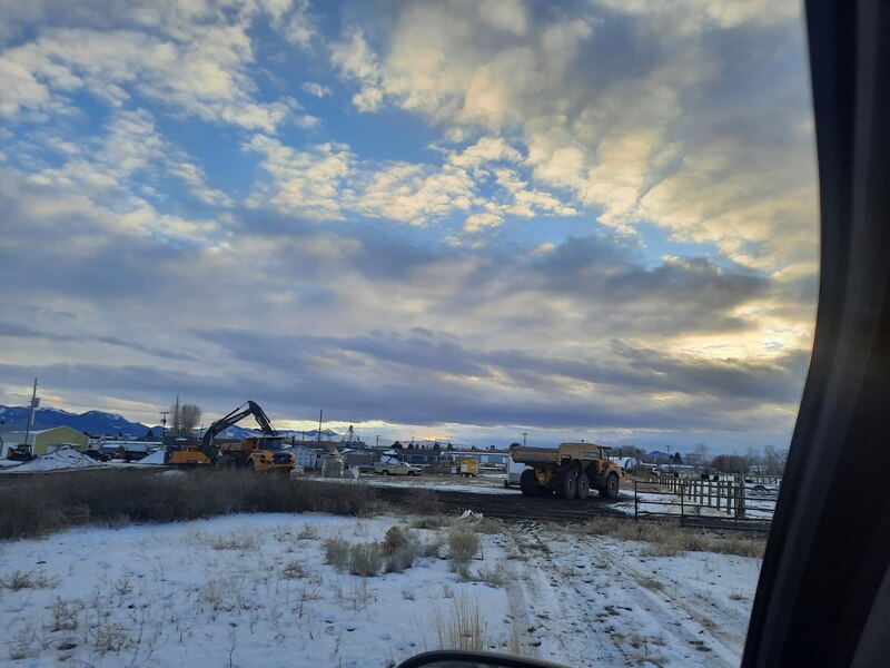 Blacktail Solar Homes Subdivision view looking west
